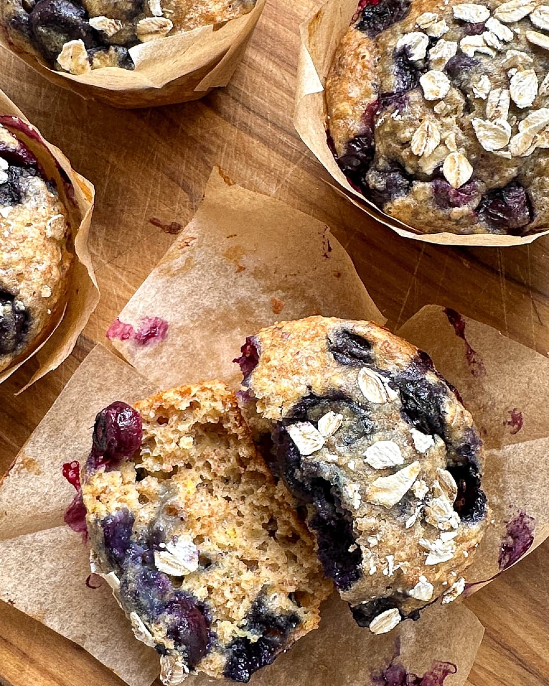 Blueberry Spelt Muffins with Greek Yogurt - Image 2