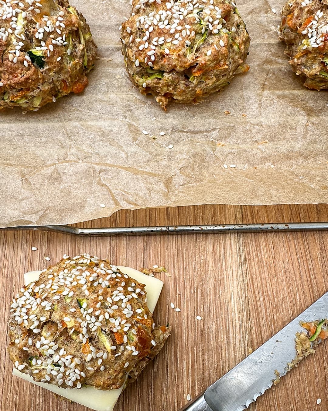 Zucchini & Carrot Savoury Buns - Image 2