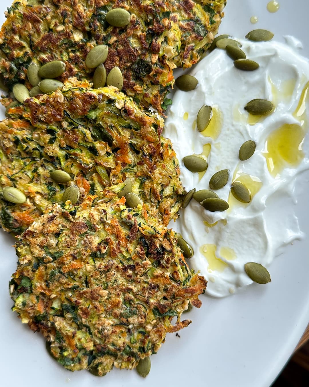 Zucchini & Carrot Fritters - Image 1