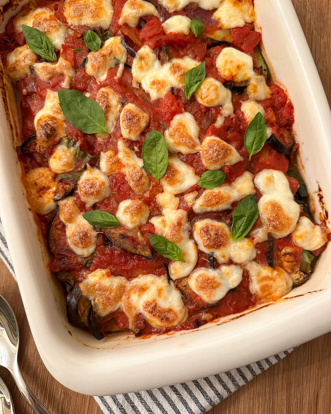 Roasted aubergine and zucchini bake - Image 1
