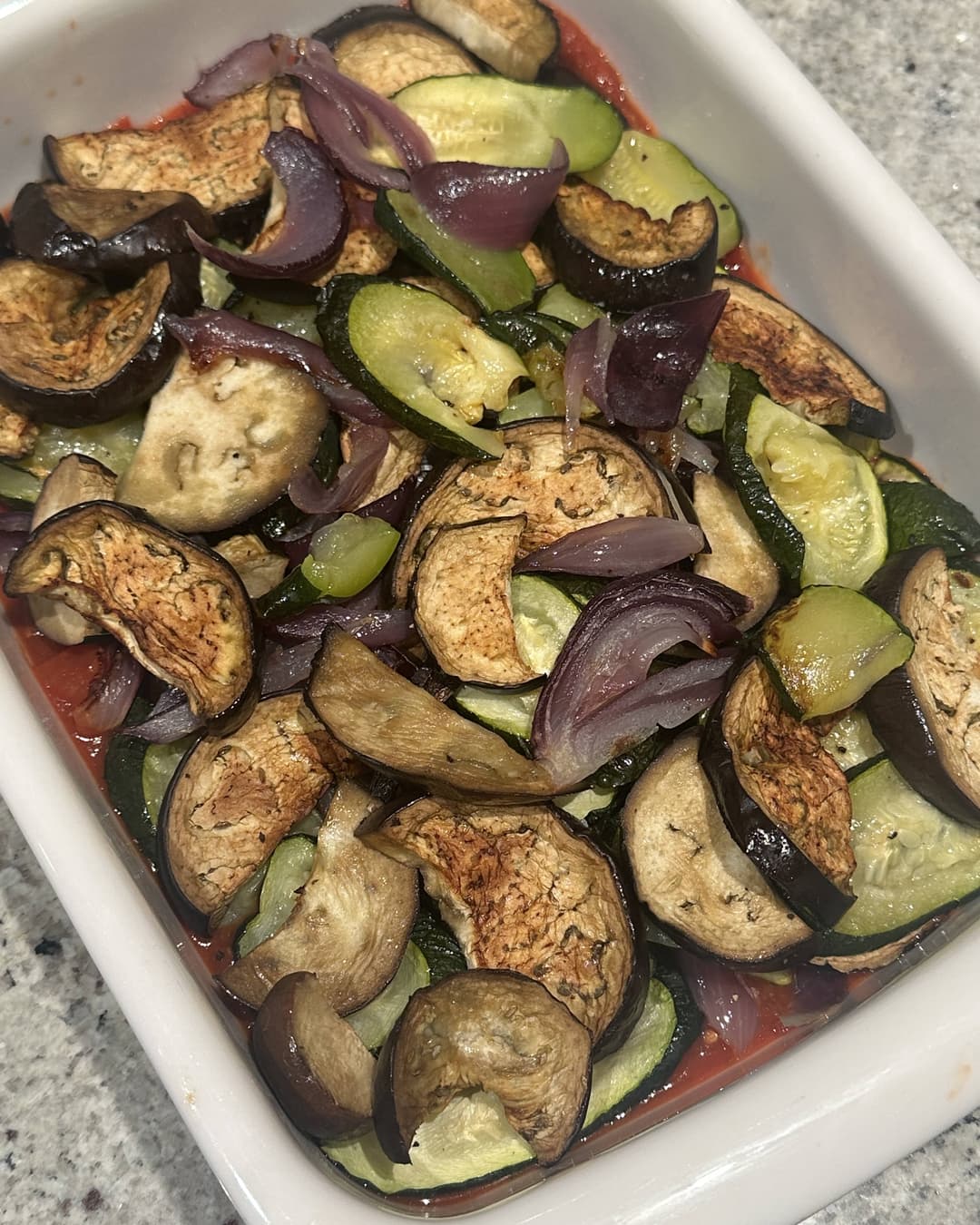 Roasted aubergine and zucchini bake - Image 3