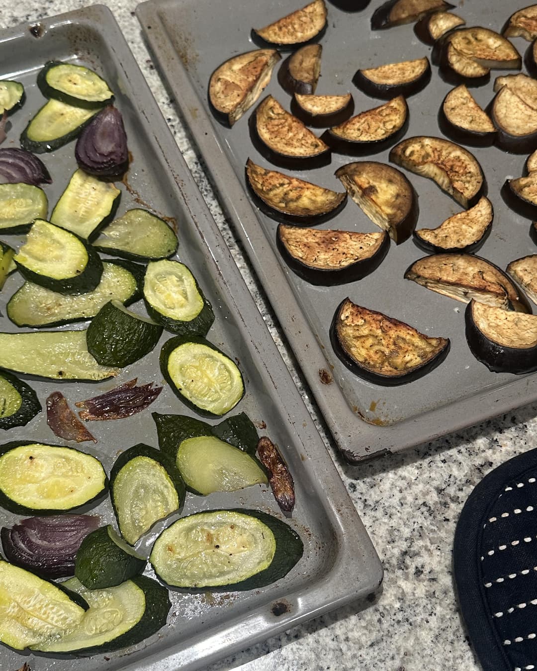 Roasted aubergine and zucchini bake - Image 2