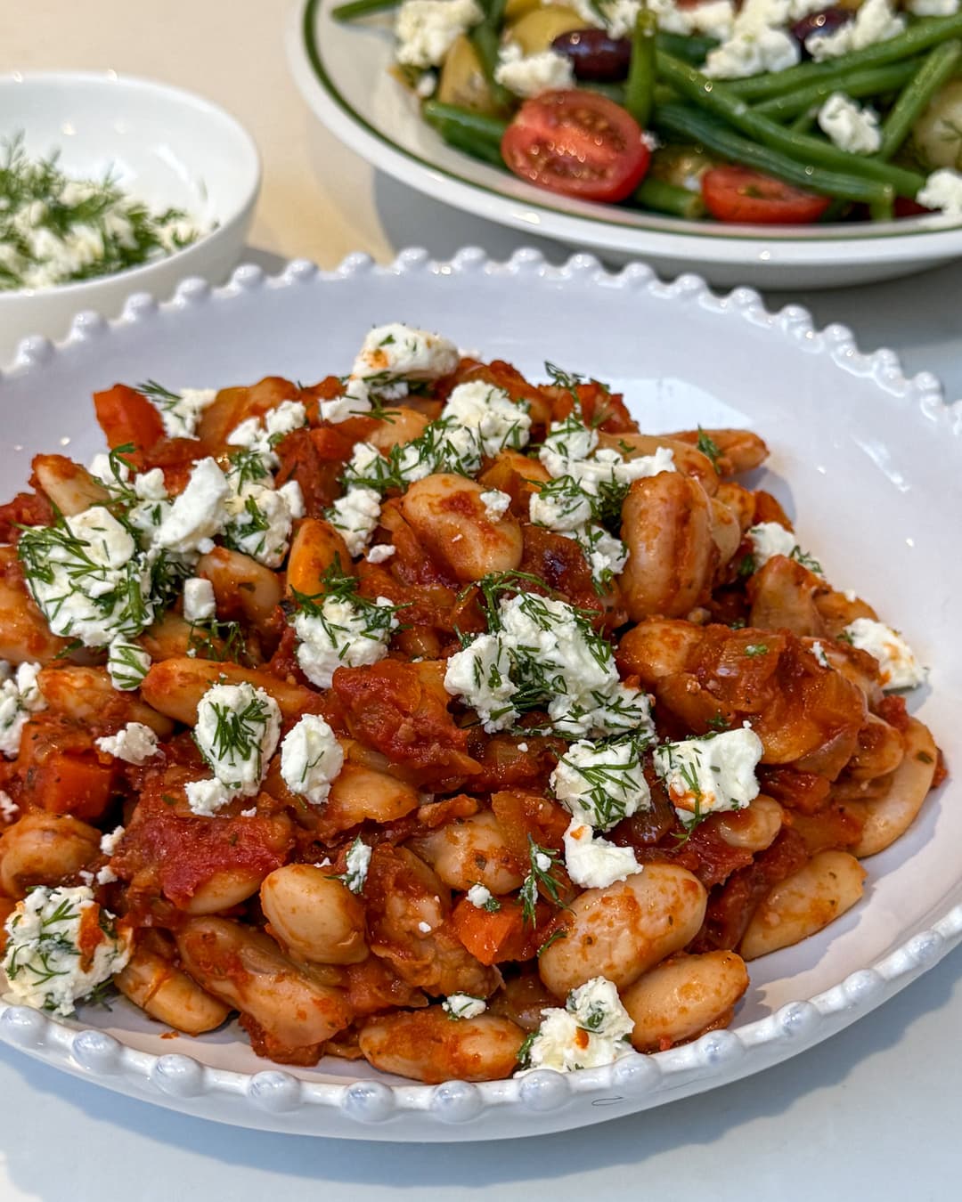 Baked Butter Beans in Tomato Sauce (Greek Gigantes Recipe) - Image 1