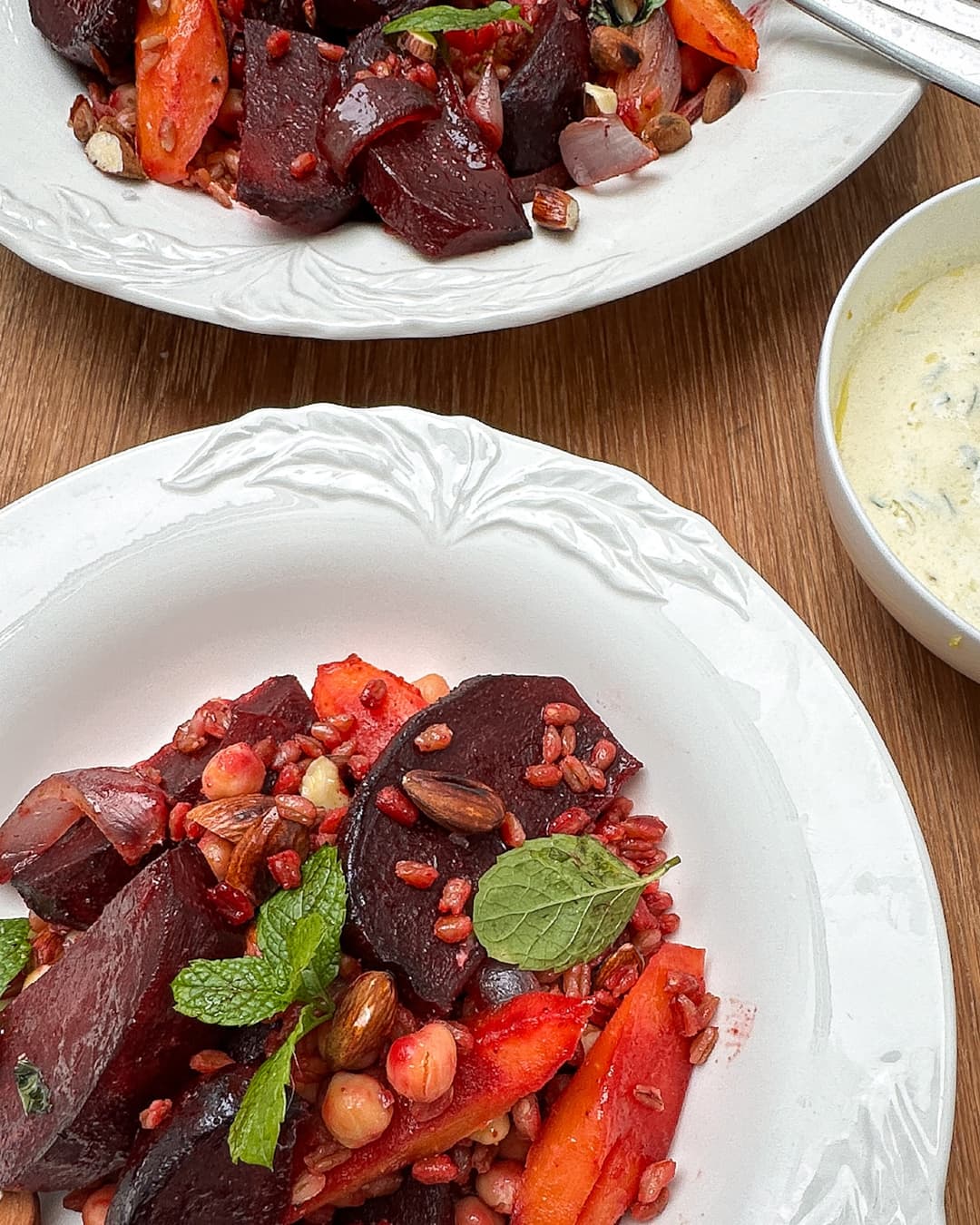 Roasted Beetroot, Carrot & Spelt Salad - Image 2