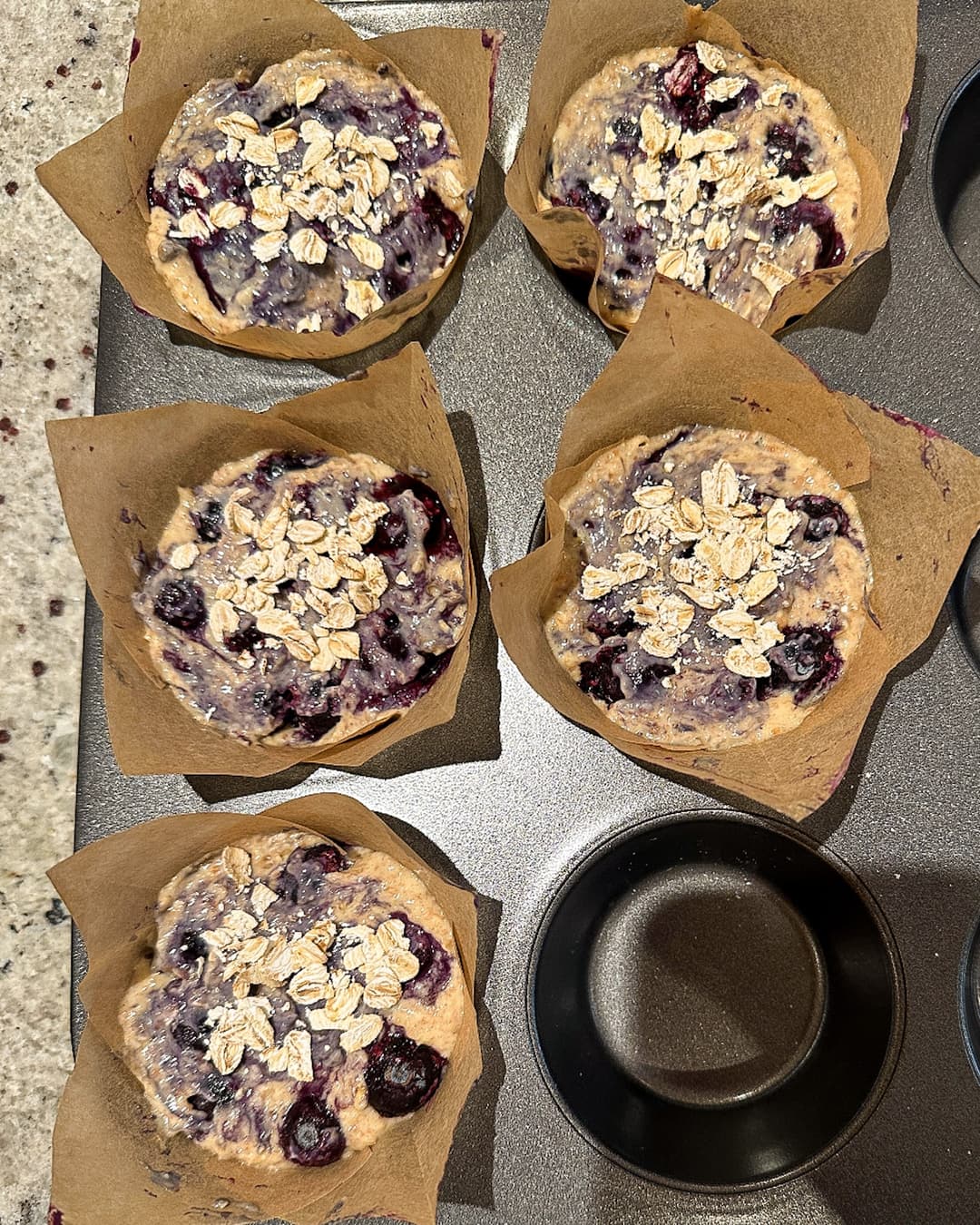 Blueberry Spelt Muffins with Greek Yogurt - Image 3