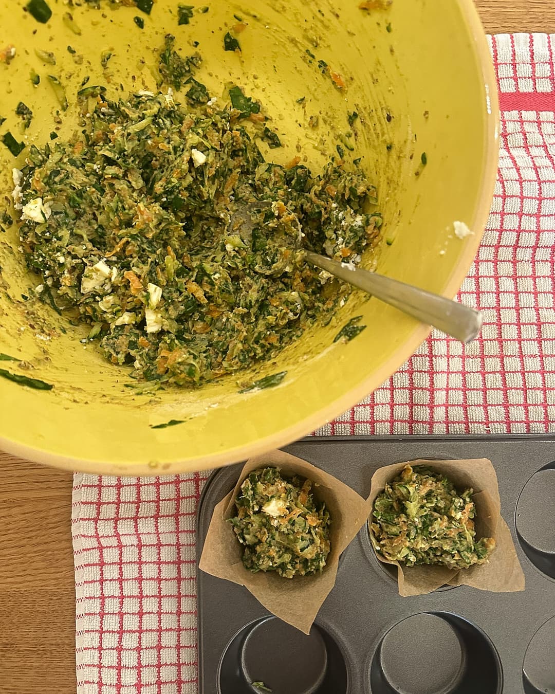 Savory Zucchini, Carrot & Spinach Muffins - Image 3