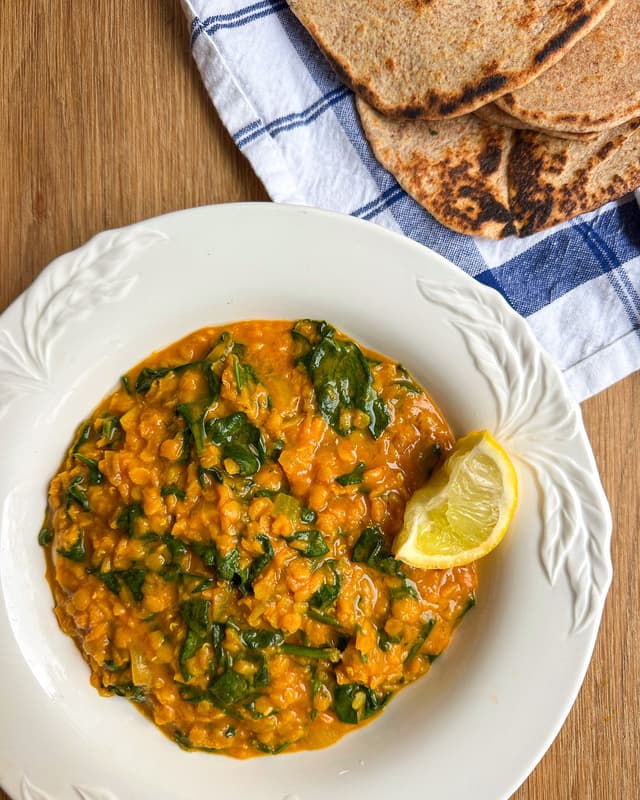 Creamy Spinach Dahl