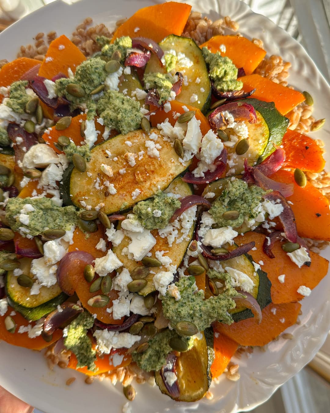 Roasted Butternut Squash with Pumpkin Seed Pesto - Image 2