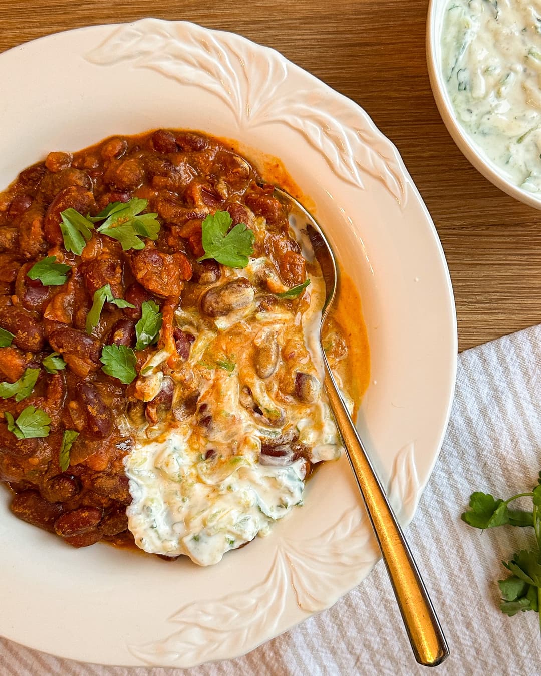 Tomato kidney bean curry