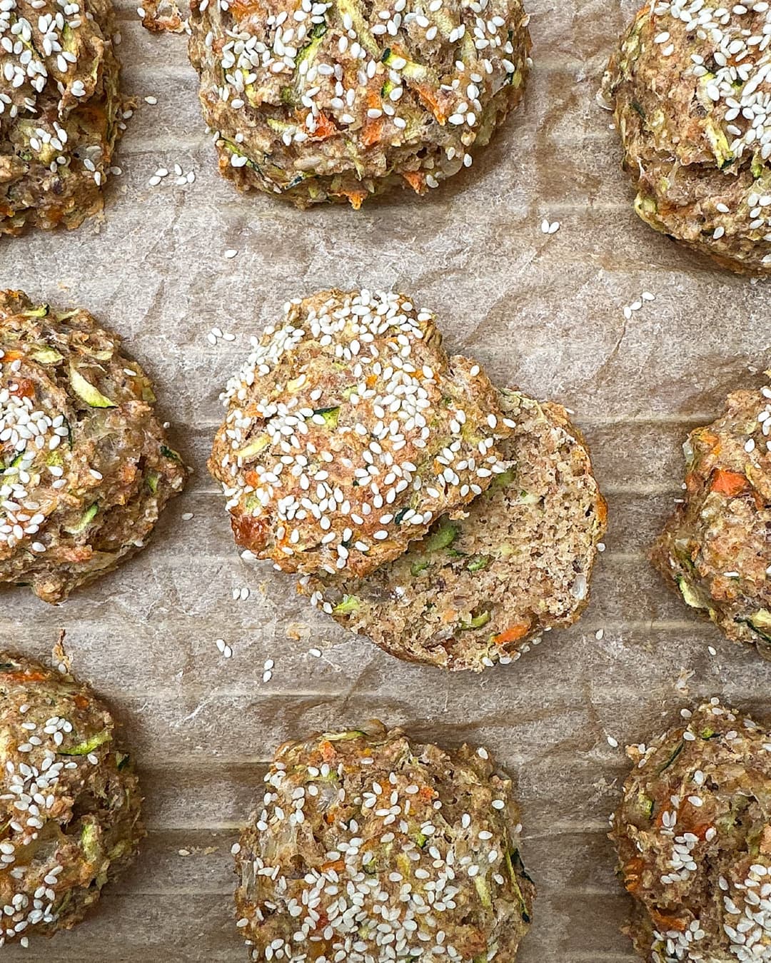 Zucchini & Carrot Savoury Buns - Image 1